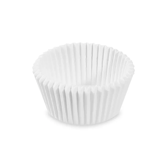 Główne zdjęcie produktu Cukrářské košíčky bílé průměr 45 x 25 mm [1000 ks]