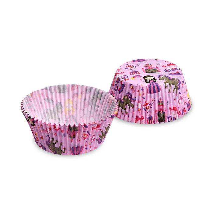 Główne zdjęcie produktu Cukrářský košíček (PAP) Princezna průměr 50 x 30 mm [40 ks]