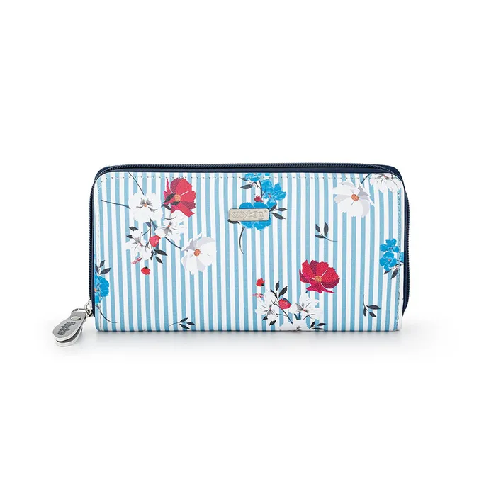Główne zdjęcie produktu Dámská peněženka MONY L Navy Flowers