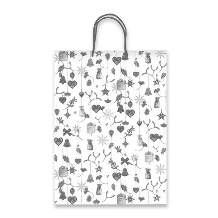Główne zdjęcie produktu Dárková papírová taška Christmas Decorations různé rozměry 300 x 120 x 400 mm