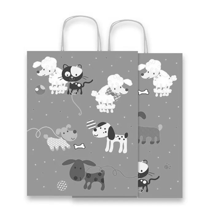 Główne zdjęcie produktu Dárková taška Dogs & Cats 260 x 120 x 345 mm