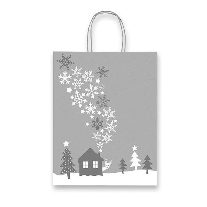 Główne zdjęcie produktu Dárková taška Fantasia Snowflakes 160 x 80 x 210 mm