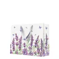 Torba prezentowa pozioma - LAVENDER BUTTERFLY 33,5x13x26,5 cm