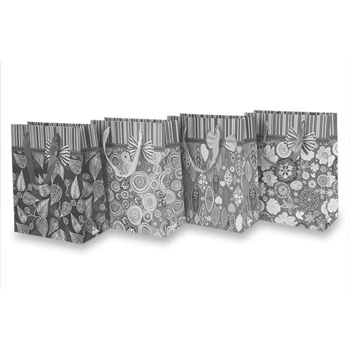 Główne zdjęcie produktu Dárková taška Květy 210 x 260 x 100 mm, mix motivů