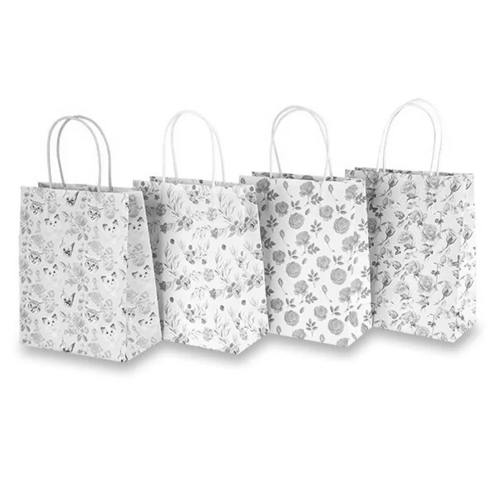 Główne zdjęcie produktu Dárková taška Květy 210 x 260 x 100 mm, mix motivů