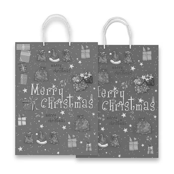 Główne zdjęcie produktu Dárková taška Merry Christmas 205 x 115 x 260 mm