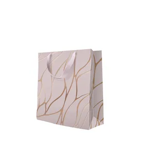 Torba prezentowa premium średnia - Fluid Waves 20x10x25 cm