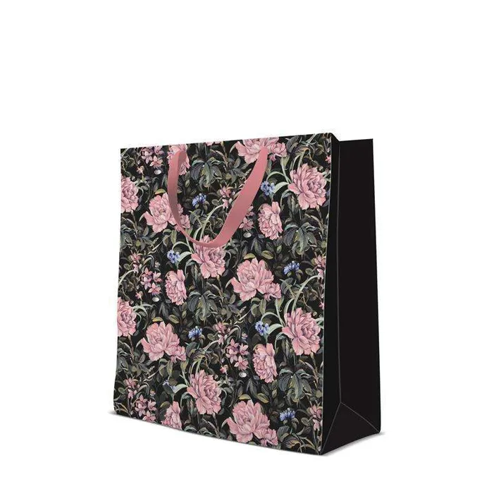 Główne zdjęcie produktu Dárková taška střední - Flowers Mystery 20x10x25 cm