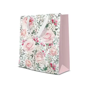 Torba prezentowa średnia - Gorgeous Roses 20x10x25 cm