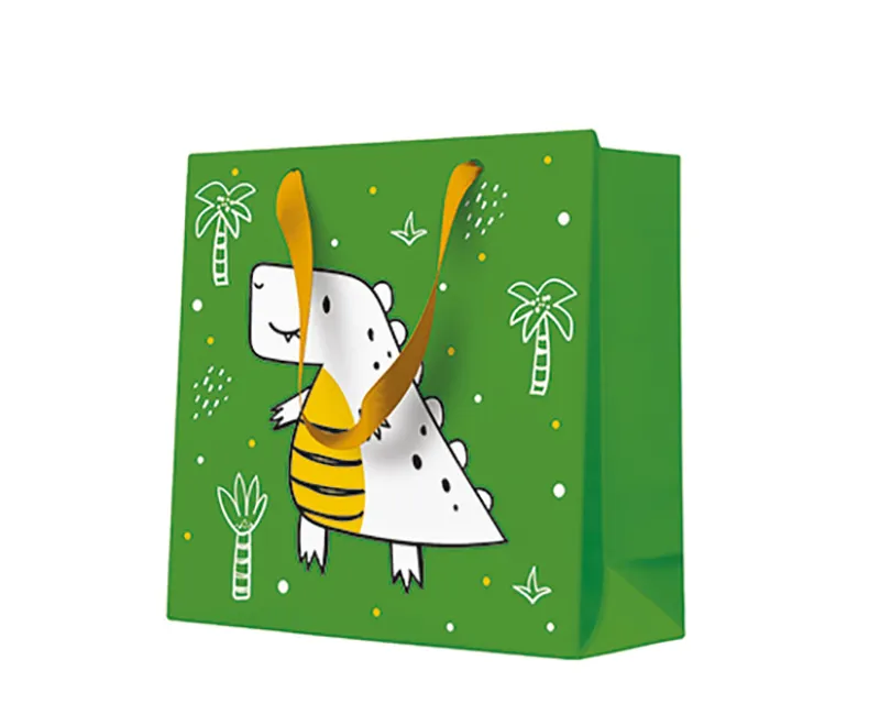 Główne zdjęcie produktu Dárková taška střední - Hello Dino 17x6x17 cm
