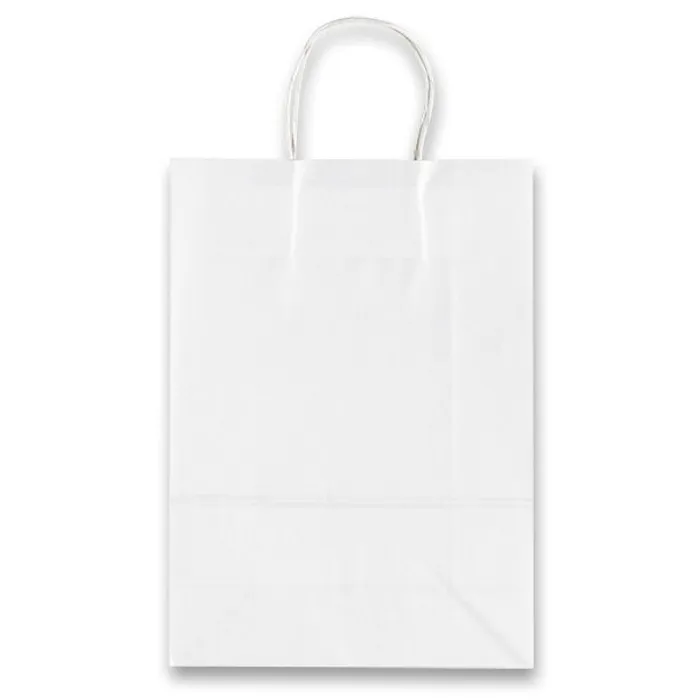 Główne zdjęcie produktu Dárková taška Tinta Unita White Kraft 260 x 120 x 360 mm