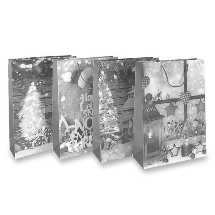 Główne zdjęcie produktu Dárková taška Vánoce 320 x 260 x 120 mm