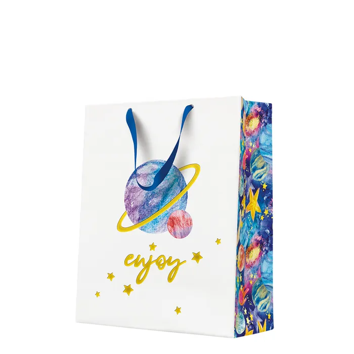 Główne zdjęcie produktu Dárková taška velká - Galaxy adventure 26,5x13x33,5 cm