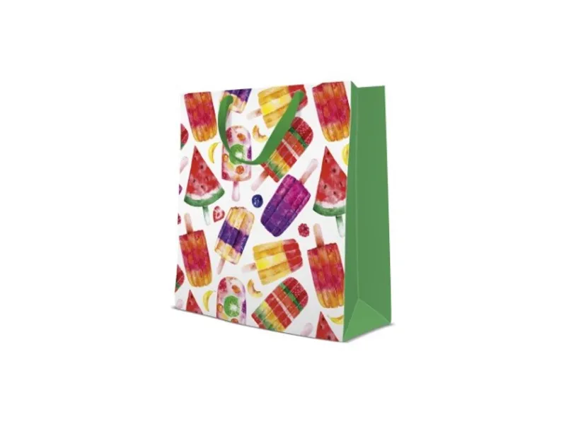 Główne zdjęcie produktu Dárková taška velká - Ice Cream 26,5x13x33,5 cm