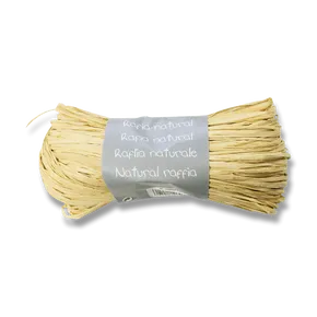Sznurek prezentowy, 50 g, naturalny