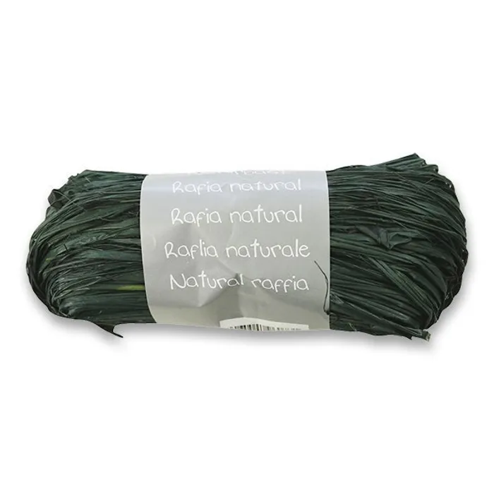 Główne zdjęcie produktu Dárkový provázek, 50 g, tmavě zelená