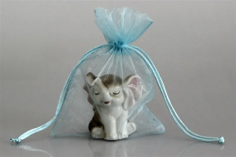 Główne zdjęcie produktu Dárkový textilní měšec 12x17 cm tyrkysová