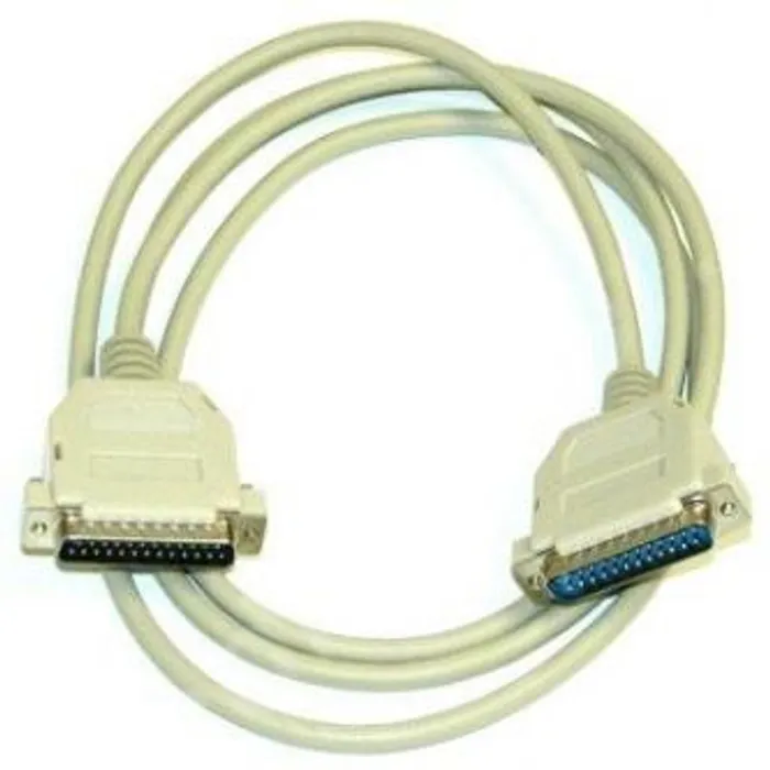 Główne zdjęcie produktu Datový kabel paralelní, 25 pin M- 25 pin M, 2m, laplink, šedý