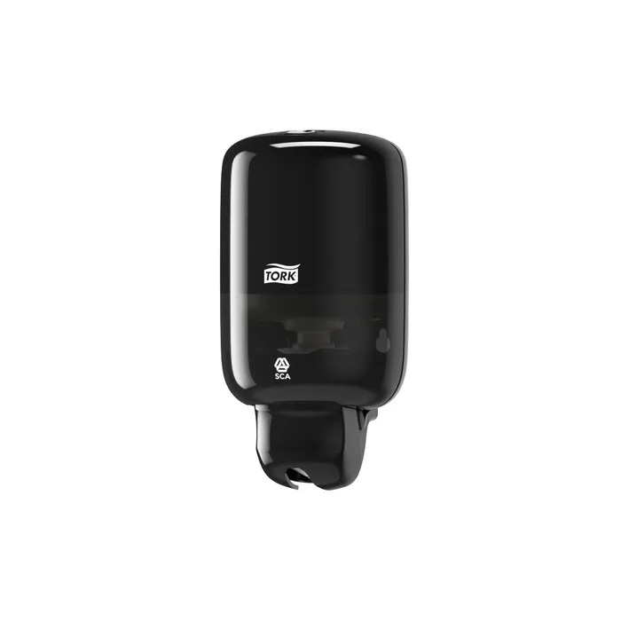 Główne zdjęcie produktu Dávkovač na tekuté mýdlo S-Box Mini TORK černý S2 [1 ks]