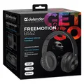 Defender FreeMotion B552, sluchátka s mikrofonem, ovládání hlasitosti, černá, 2.0, 40 mm