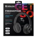 Defender FreeMotion B552, sluchátka s mikrofonem, ovládání hlasitosti, černá, 2.0, 40 mm