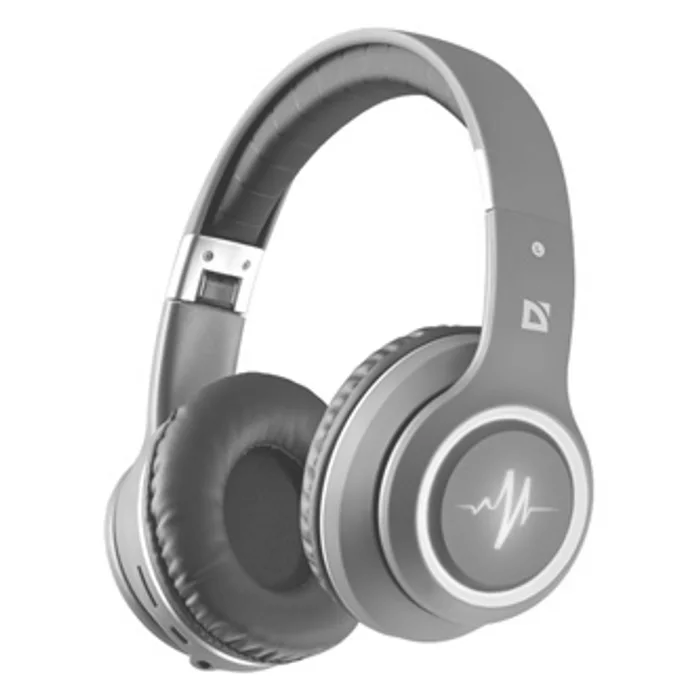 Główne zdjęcie produktu Defender FreeMotion B571, sluchátka s mikrofonem, ovládání hlasitosti, šedá, 2.0, 40 mm m
