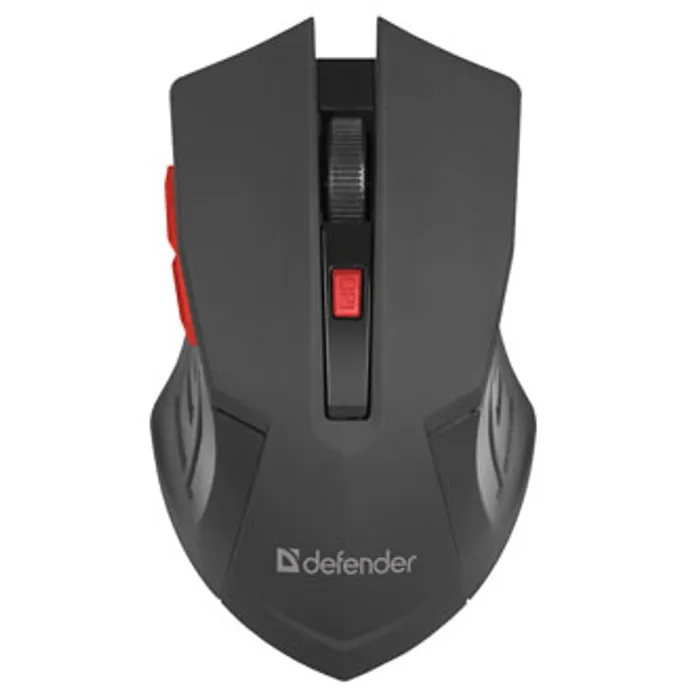 Główne zdjęcie produktu Defender Myš Accura MM-275, 1600DPI, optická, 6tl., 1 kolečko, bezdrátová, černá, 1 ks AA
