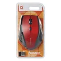 Defender Mysz Accura MM-365, 1600DPI, 2.4 [GHz], optyczna, 6kl., bezprzewodowa, czarno-czerwona, 2 szt AAA, nano odbiornik