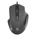 Defender Mysz Datum MB-347, 1600DPI, optyczna, 4kl., przewodowa USB, czarna, biurowy