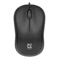 Defender Mysz Patch MS-759, 1000DPI, optyczna, 3kl., przewodowa USB, czarna, biurowy, kompaktowy