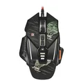 Defender Mysz sTarx GM-390L, 3200DPI, optyczna, 8kl., przewodowa USB, czarna, gamingowa, edytor makr, ciężarki,, podświetlona