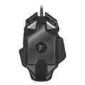 Defender Mysz sTarx GM-390L, 3200DPI, optyczna, 8kl., przewodowa USB, czarna, gamingowa, edytor makr, ciężarki,, podświetlona
