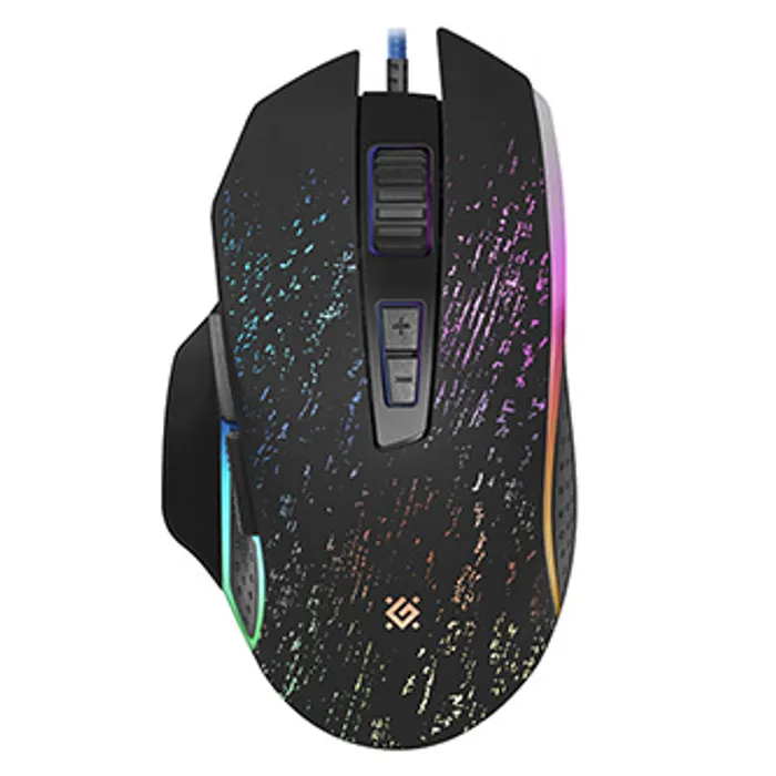 Główne zdjęcie produktu Defender Myš Syberia GM-680L, 3200DPI, optická, 7tl., 1 kolečko, drátová USB, černá, hern