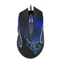 Następne zdjęcie produktu Defender Mysz Venom GM-640L, 3200DPI, optyczna, 8kl., przewodowa USB, czarna, do gry, podświetlona