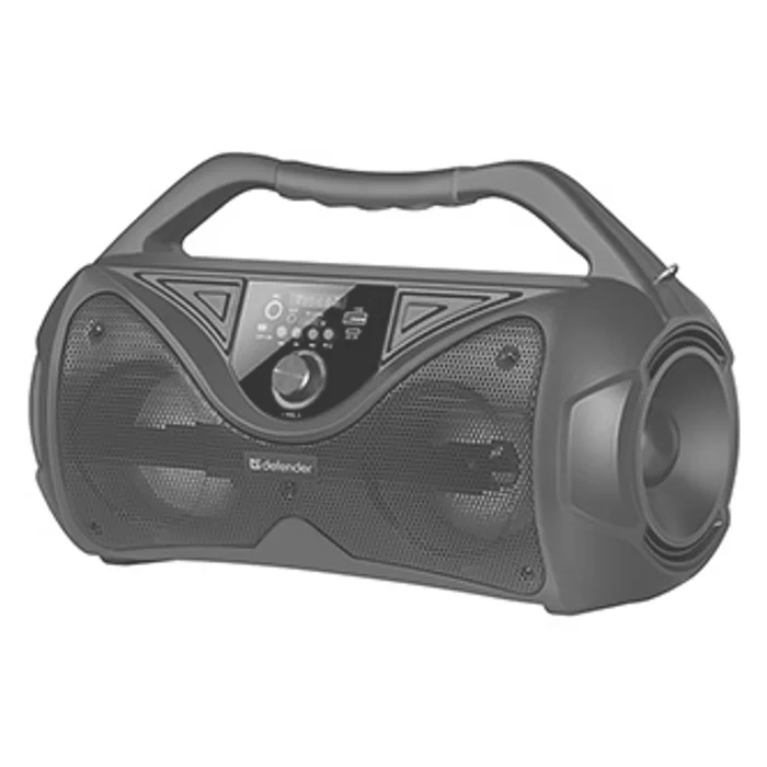 Główne zdjęcie produktu Defender reproduktor G108, Li-Ion, 2.0, 20W, černý, regulace hlasitosti, LED podsvícení,