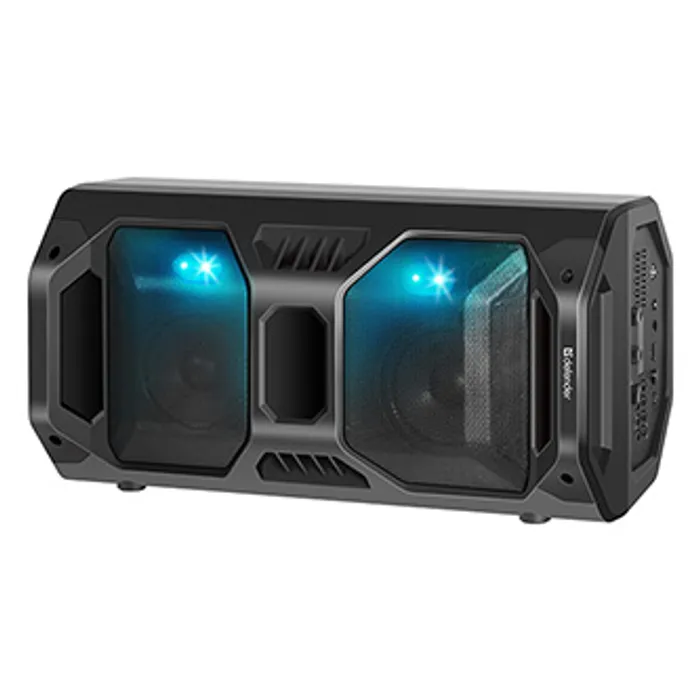 Główne zdjęcie produktu Defender reproduktor Rage, Li-Ion, 2.0, 50W, černý, regulace hlasitosti, LED podsvícení,