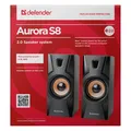 Następne zdjęcie produktu Defender głośniki Aurora S8, 2.0, 8W, czarne, regulacja głośności, 70Hz~20kHz