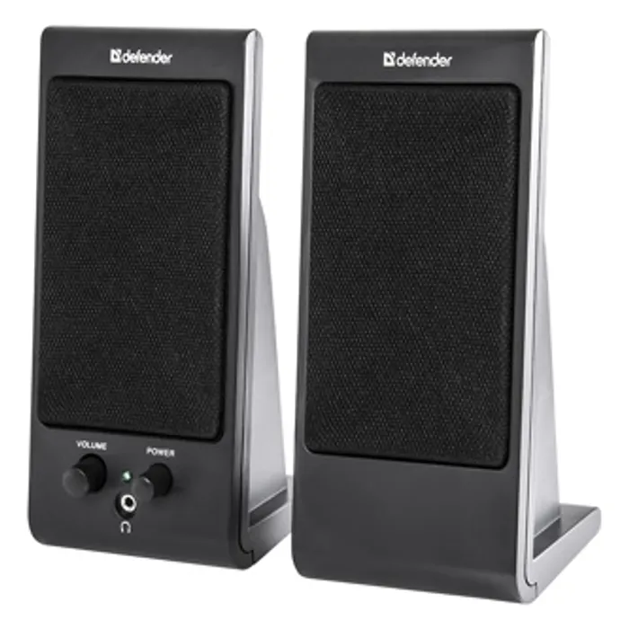Główne zdjęcie produktu Defender reproduktory SPK-170, 2.0, 4W, černé, regulace hlasitosti, magneticky stíněné po