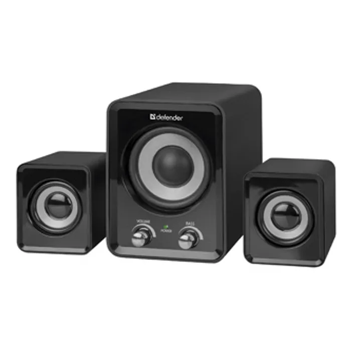 Główne zdjęcie produktu Defender reproduktory Z4, 2.1, 11W, černé, regulace hlasitosti, regulace basů, 50Hz~20kHz
