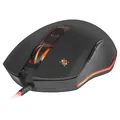 Następne zdjęcie produktu Defender Zestaw myszy, podkładka, słuchawki Devourer MHP-006, 3200DPI, optyczna, 6kl., przewodowa USB, czarna, w zestawie słuchawk