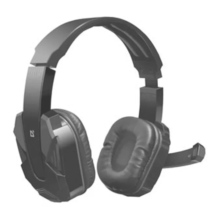 Główne zdjęcie produktu Defender Warhead G-260, sluchátka s mikrofonem, ovládání hlasitosti, černo-červená, herní