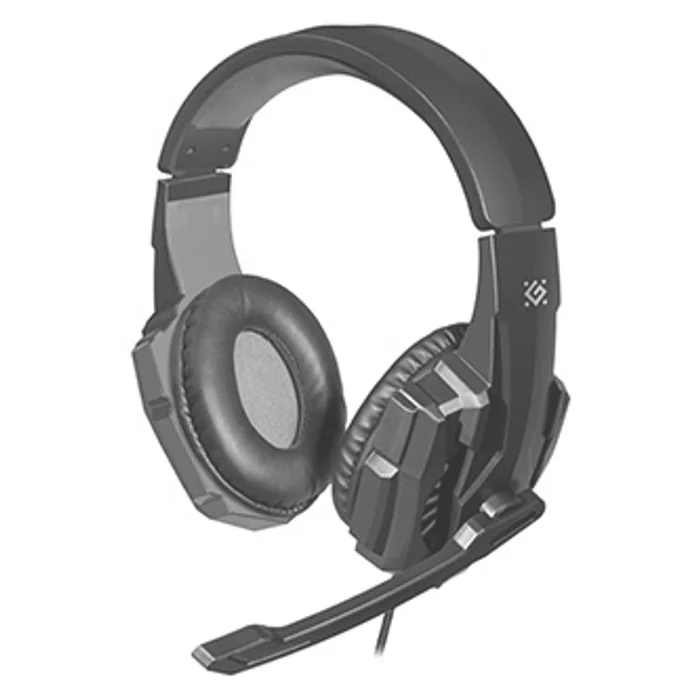 Główne zdjęcie produktu Defender Warhead G-390, herní sluchátka s mikrofonem, ovládání hlasitosti, černo-modrá, 2