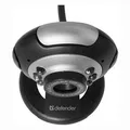 Następne zdjęcie produktu Defender Web kamera C-110, 0.3 Mpix, USB 2.0, czarno-szara, na notebook/LCD