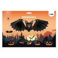 Dekoracja papierowa - Nietoperz 61x23 cm, Halloween