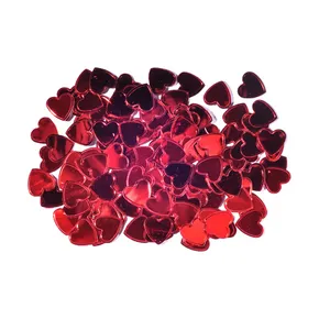 Dekoracja serce czerwone 15 mm/14 g
