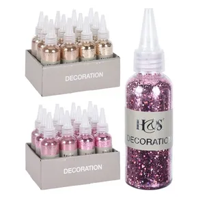 Dekoracyjne glittersy 40g - złote
