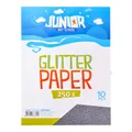 Papier dekoracyjny A4 10 szt. czarny brokat 250 g