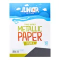 Następne zdjęcie produktu Papier dekoracyjny A4 10 szt. czarny metalik 250 g