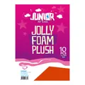 Plusz dekoracyjny A4 EVA 10 szt. czerwony o grubości 2,3 mm