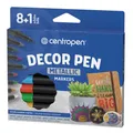 Marker dekoracyjny CENTROPEN 2737/9 DecorPen, 9 szt. Metaliczny